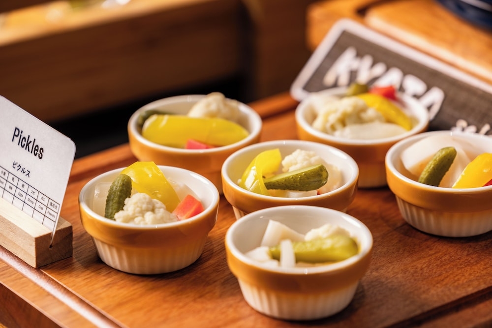 뷔페 아침 식사