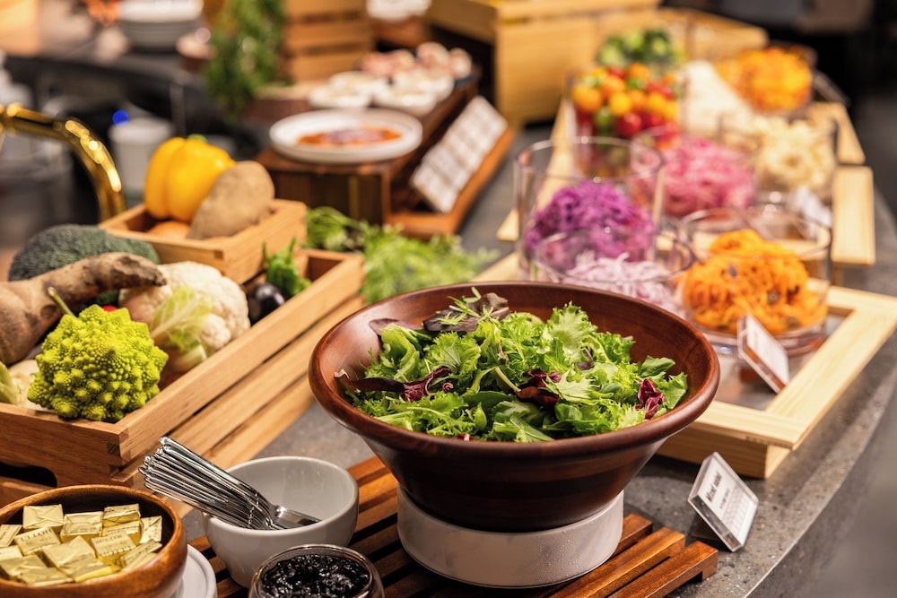 뷔페 아침 식사