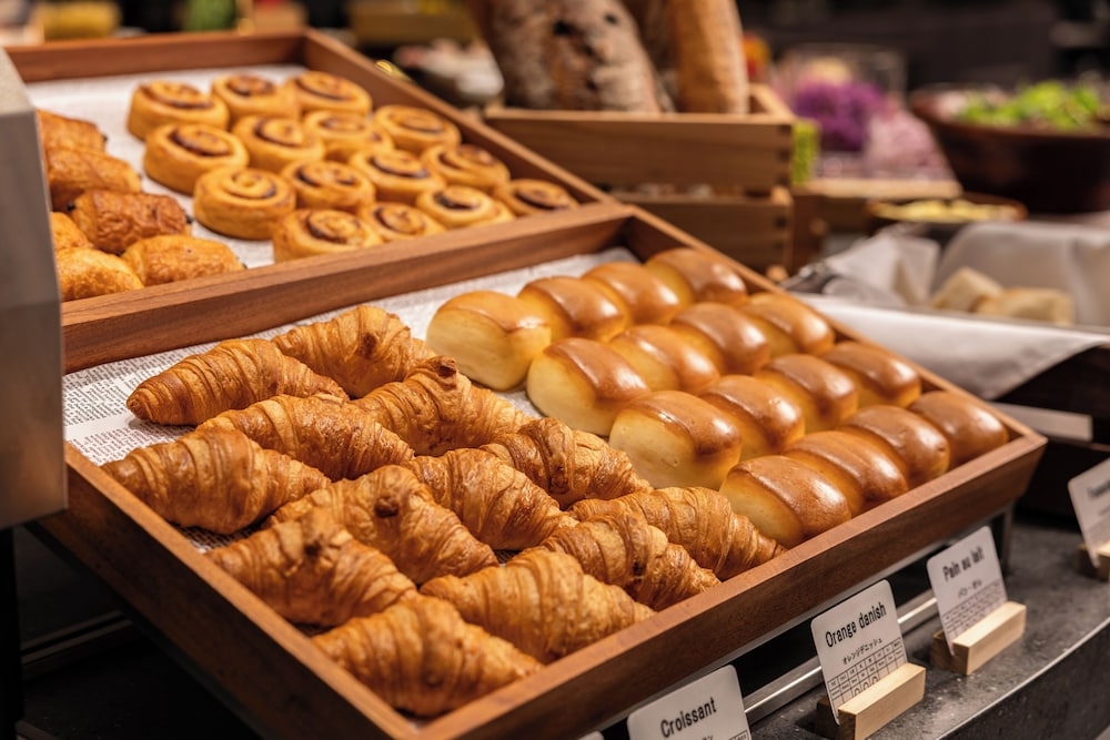 뷔페 아침 식사