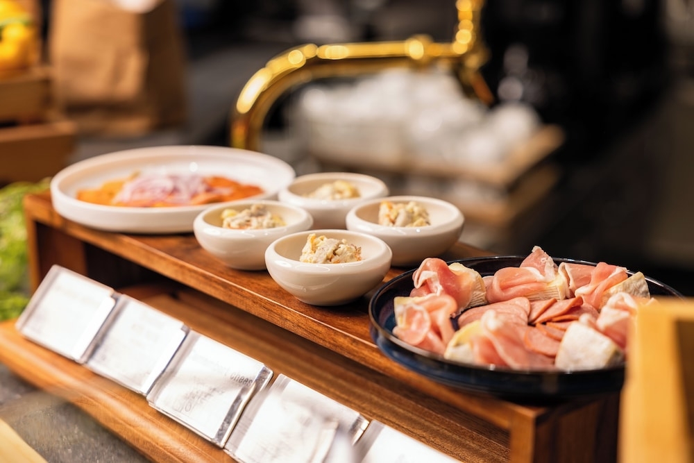 뷔페 아침 식사