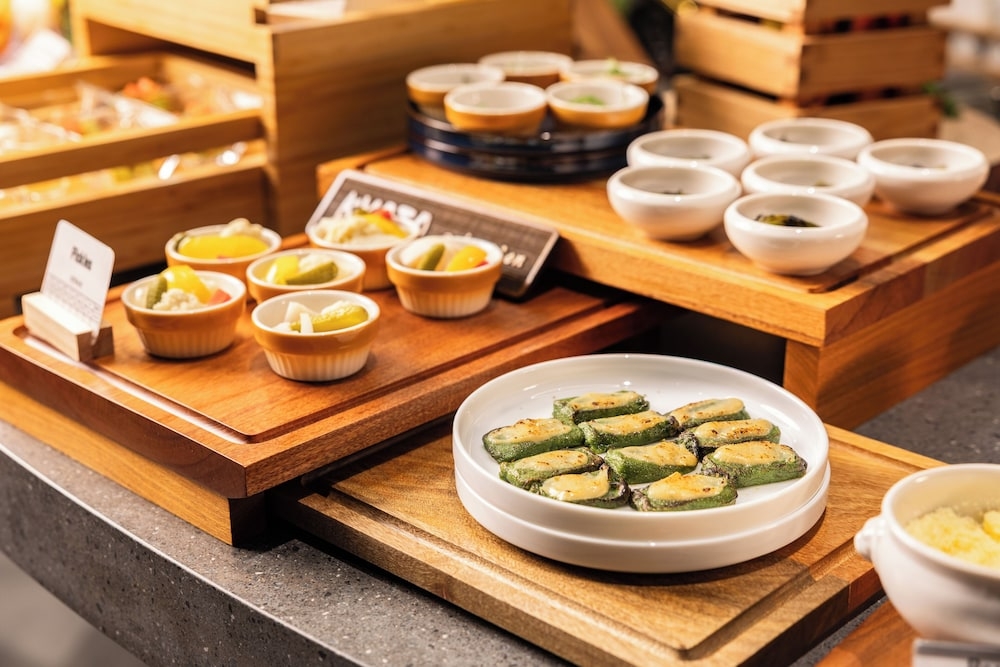 뷔페 아침 식사