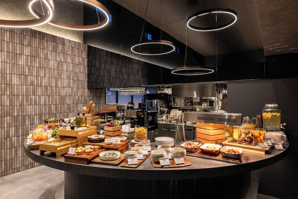 뷔페 아침 식사