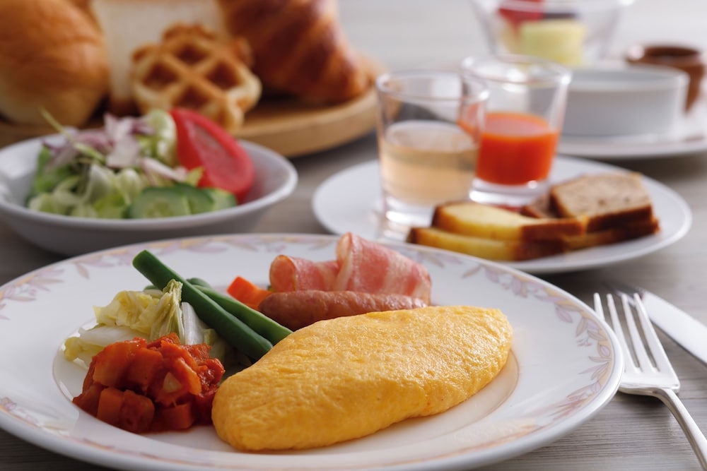 뷔페 아침 식사