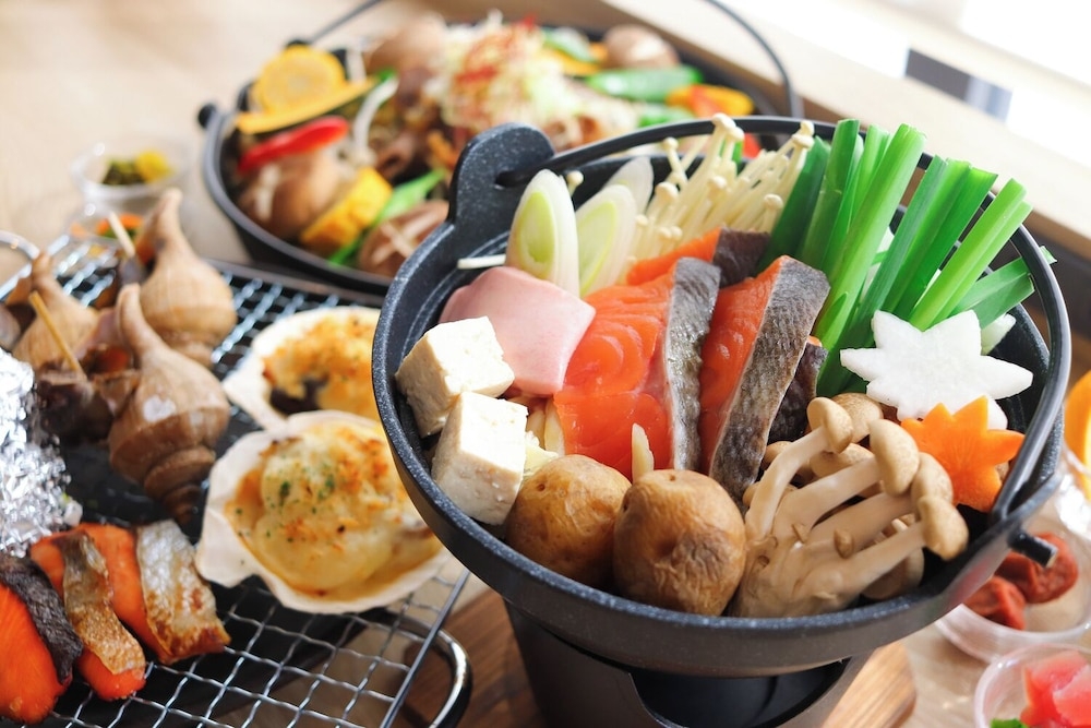 뷔페 아침 식사