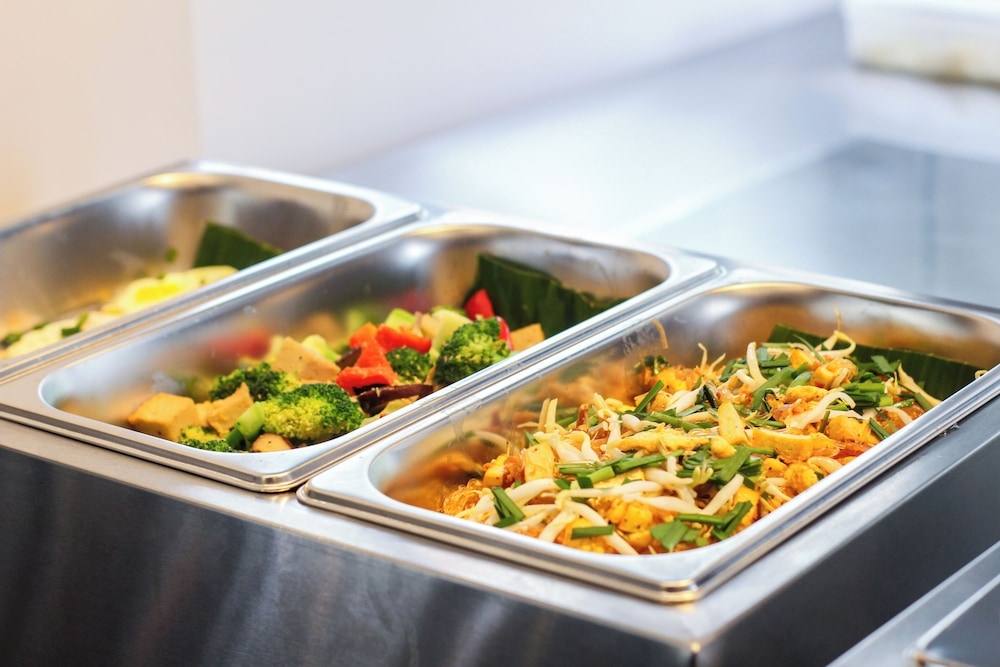 뷔페 아침 식사