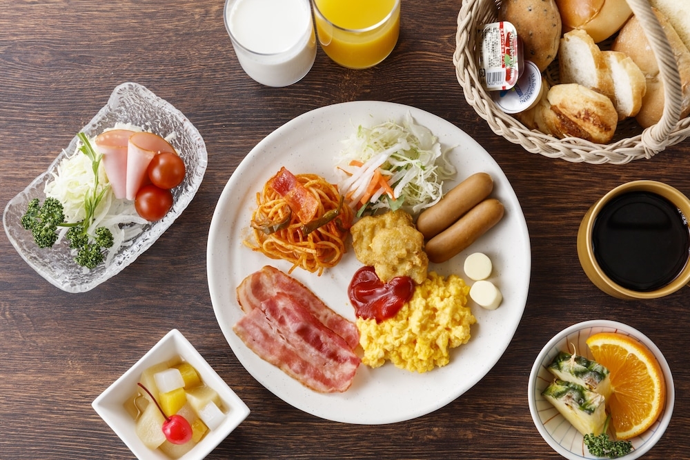 뷔페 아침 식사