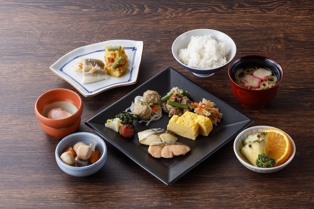 뷔페 아침 식사