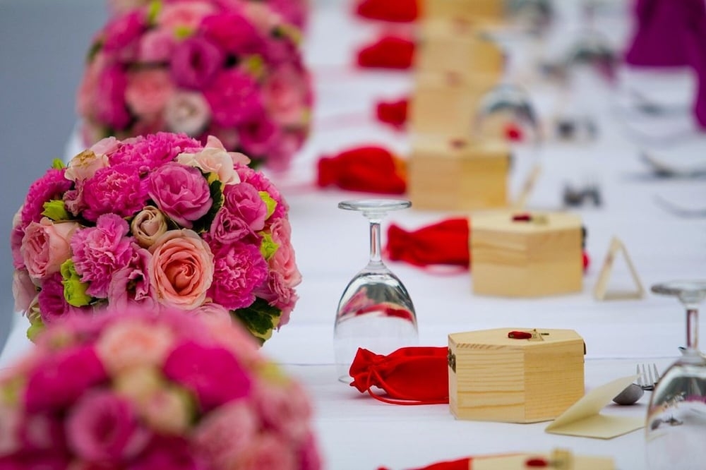 야외 결혼식 공간