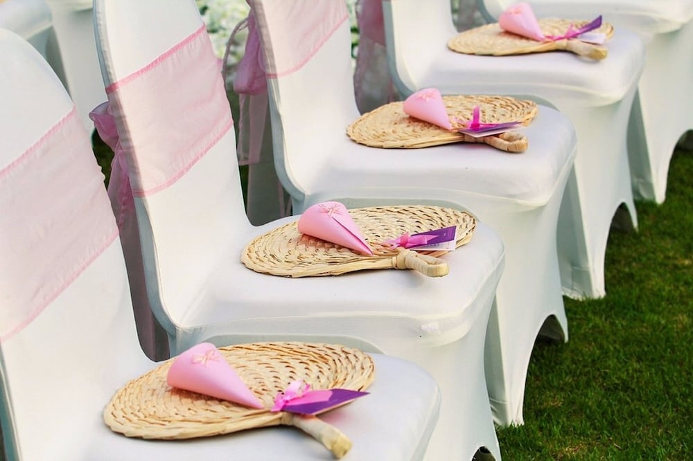 야외 결혼식 공간