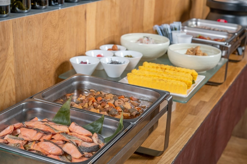 뷔페 아침 식사
