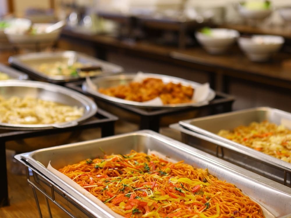 뷔페 아침 식사