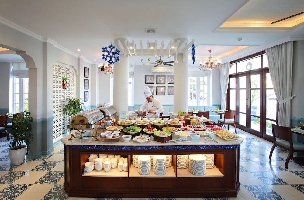 뷔페 아침 식사