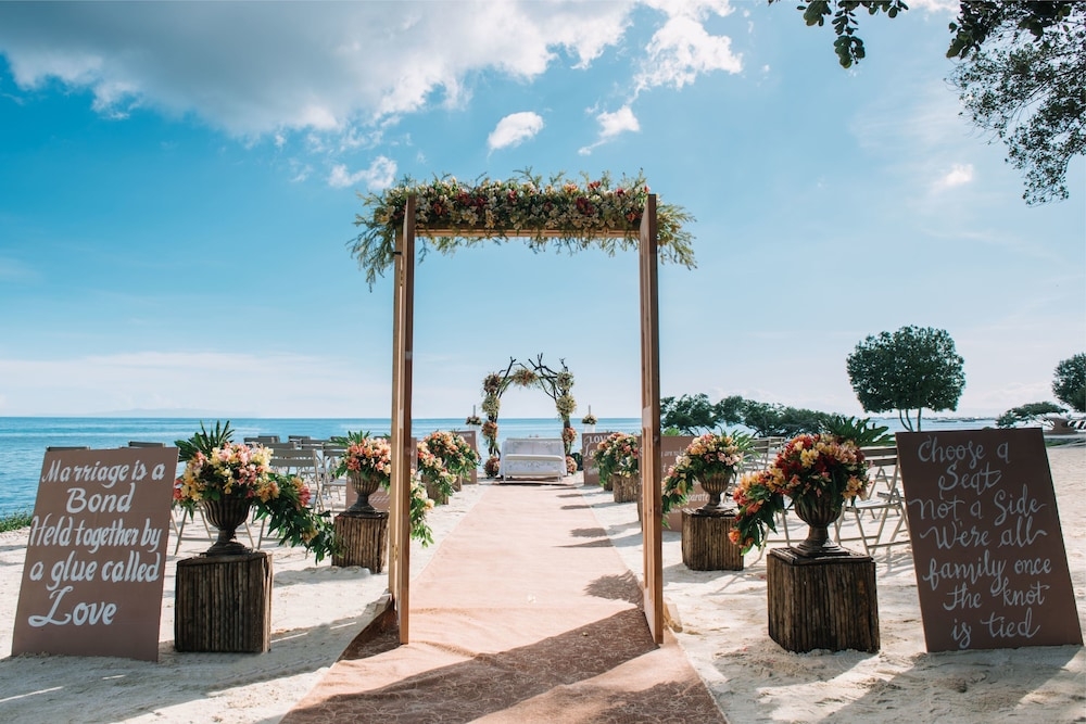 야외 결혼식 공간