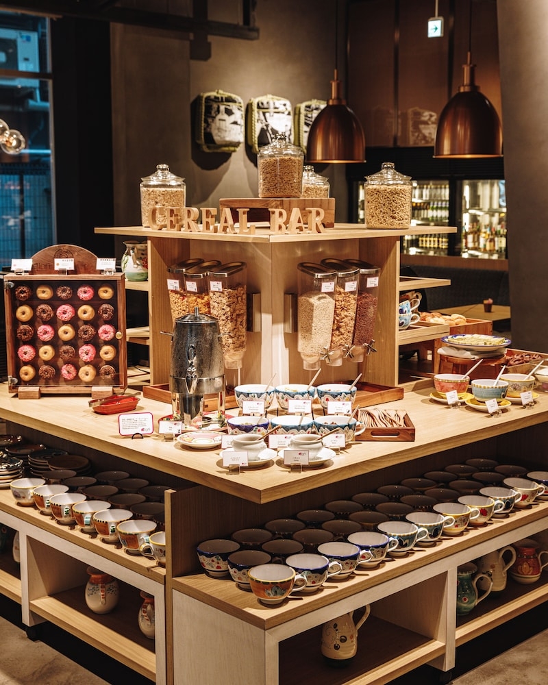 뷔페 아침 식사