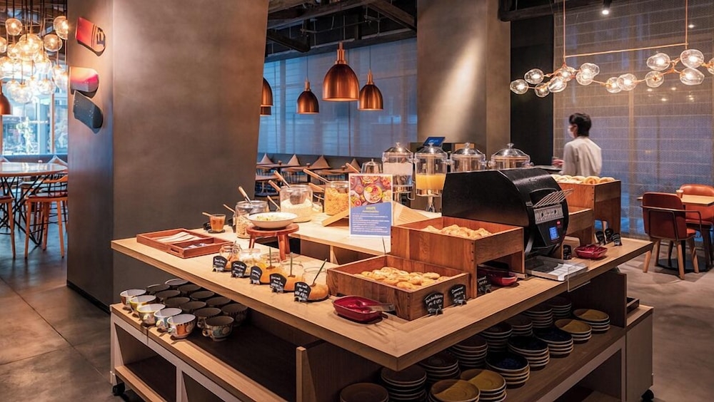 뷔페 아침 식사