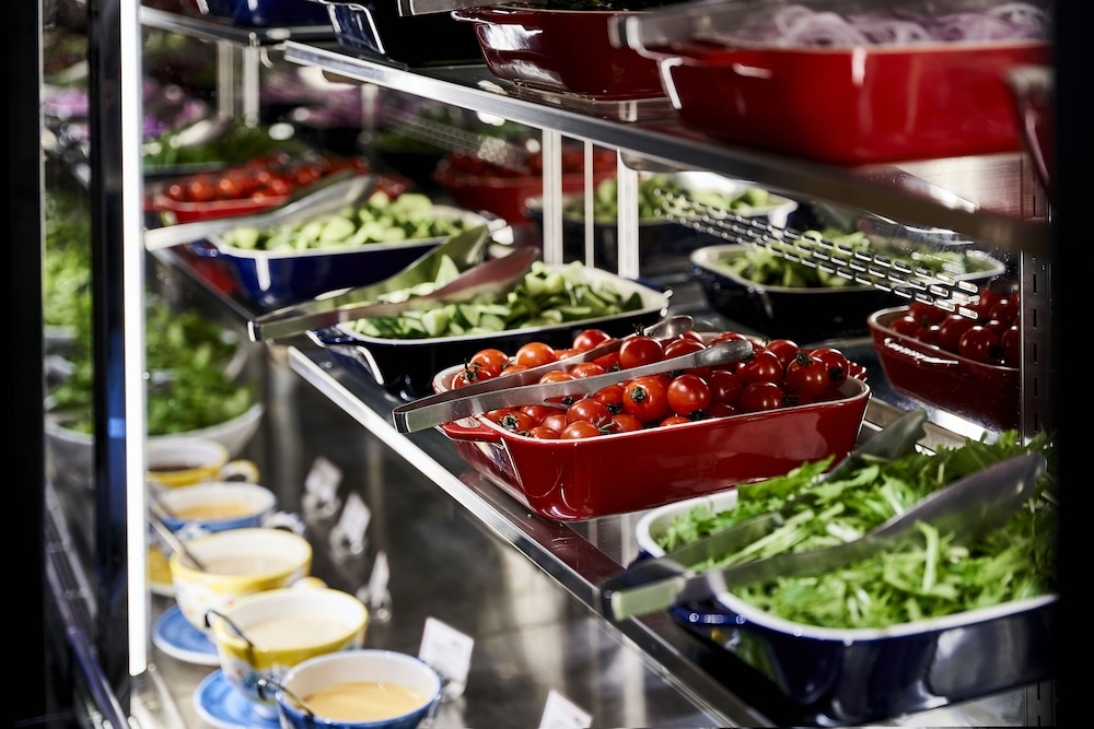 뷔페 아침 식사