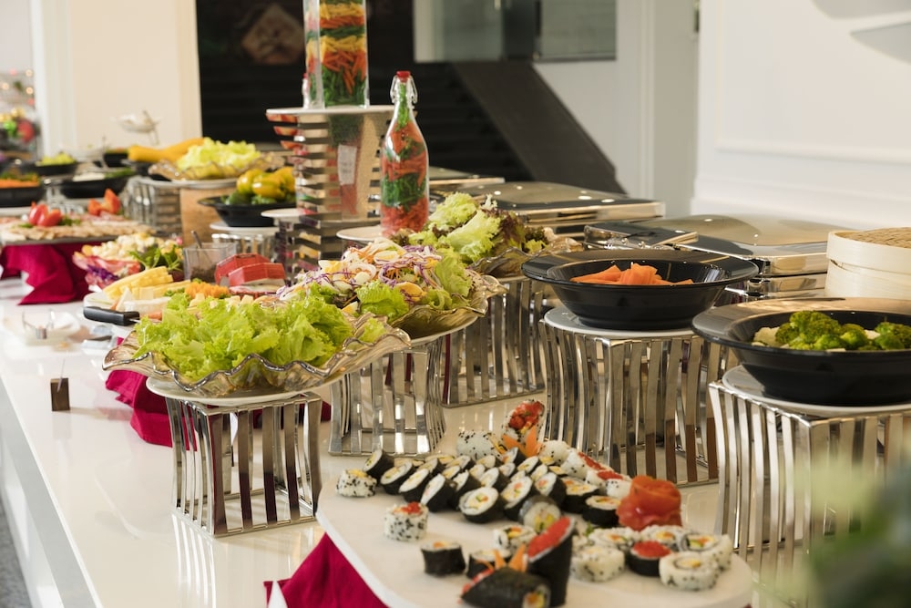 뷔페 아침 식사