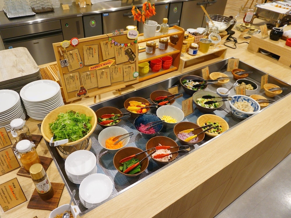 뷔페 아침 식사