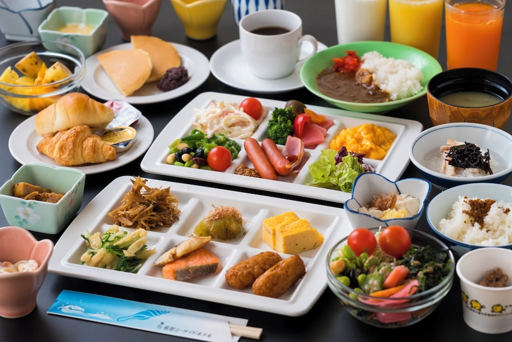 뷔페 아침 식사