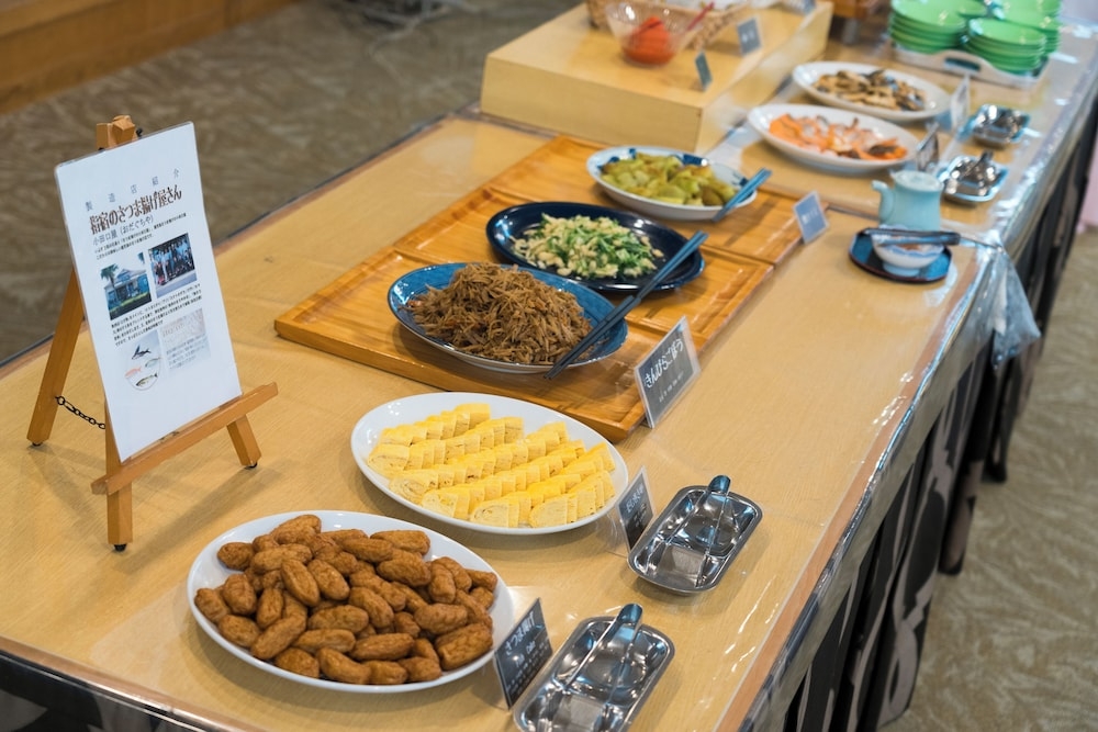 뷔페 아침 식사