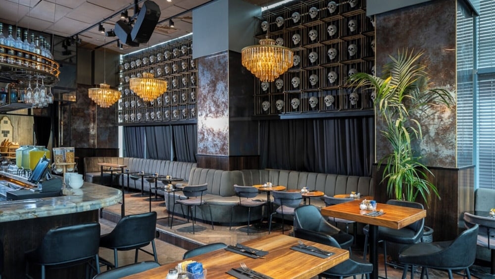 뷔페 아침 식사