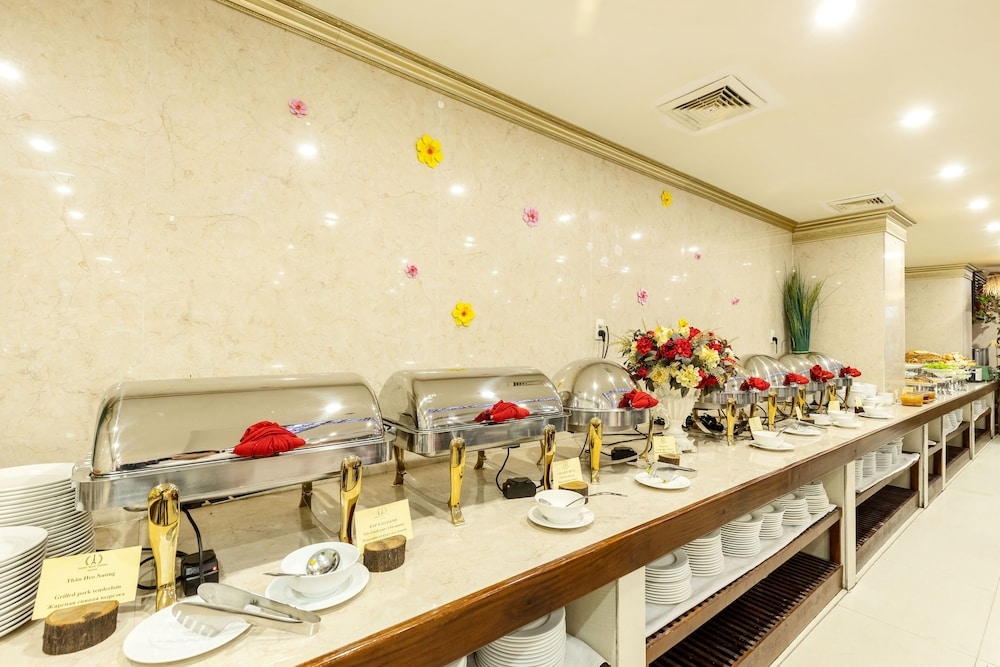 뷔페 아침 식사