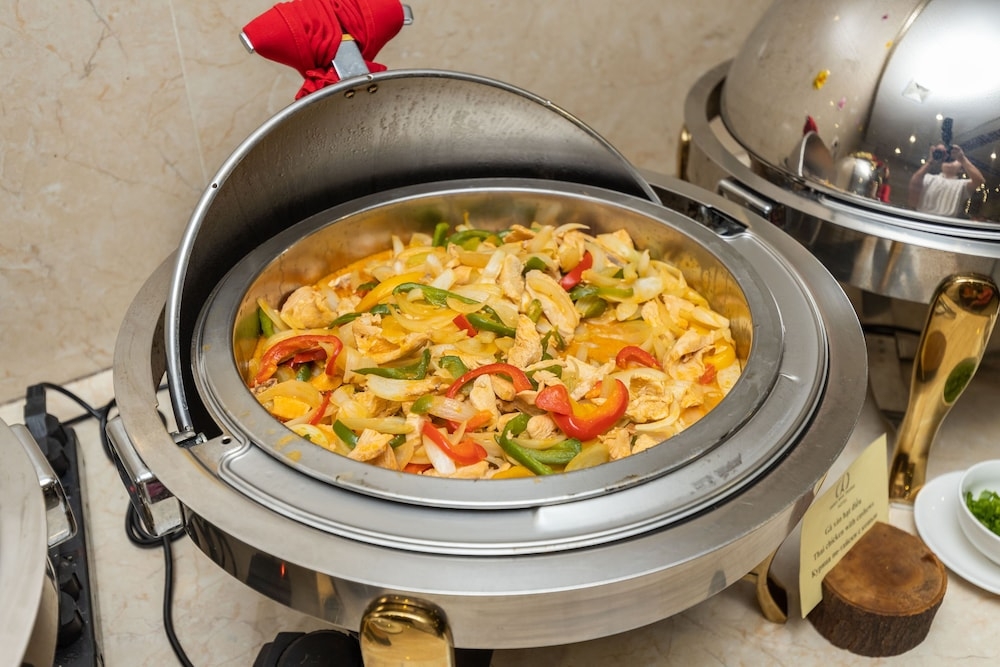 뷔페 아침 식사