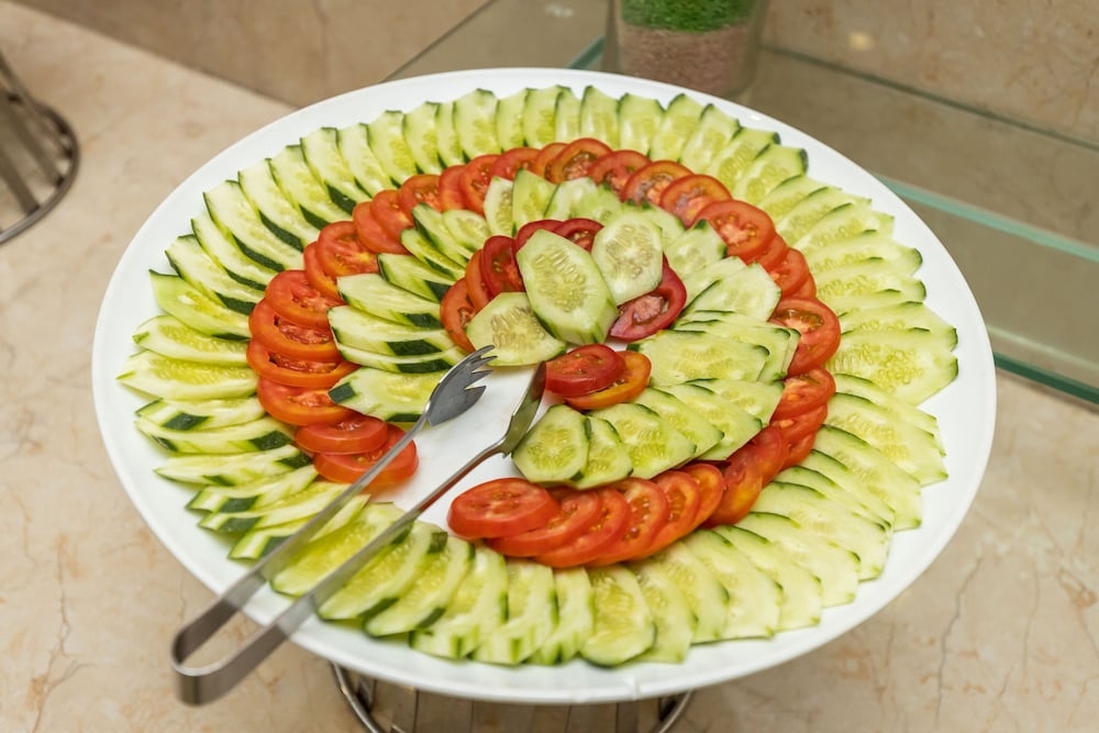 뷔페 아침 식사