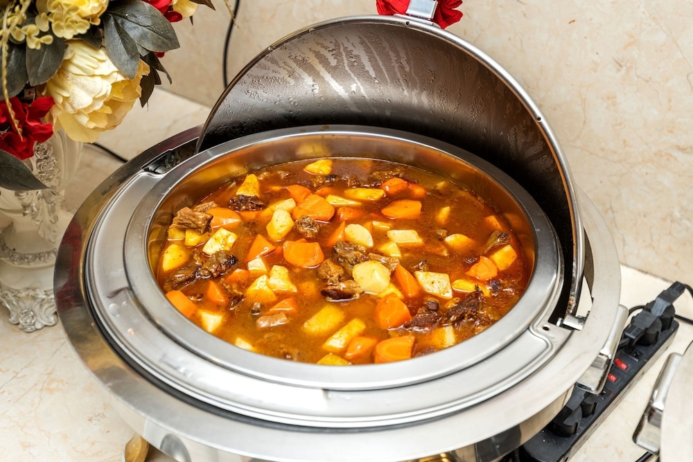 뷔페 아침 식사