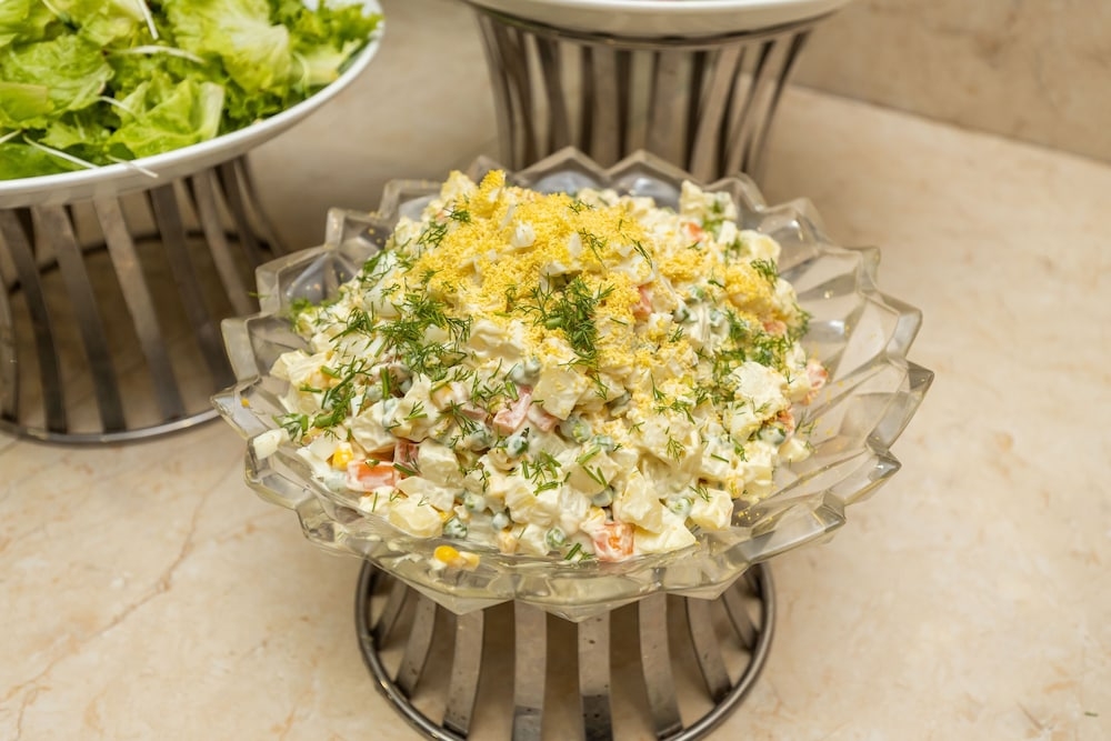 뷔페 아침 식사