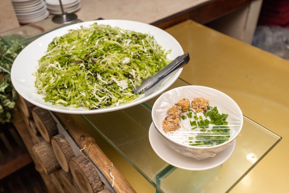 뷔페 아침 식사