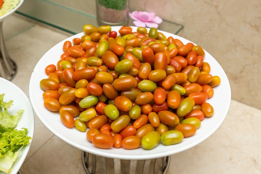 뷔페 아침 식사