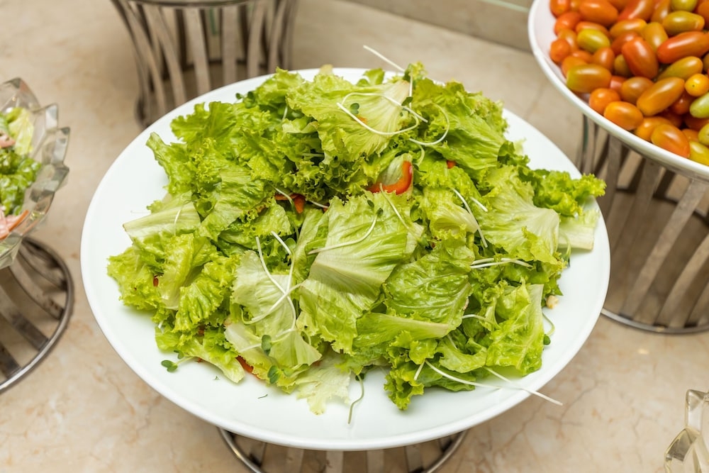 뷔페 아침 식사