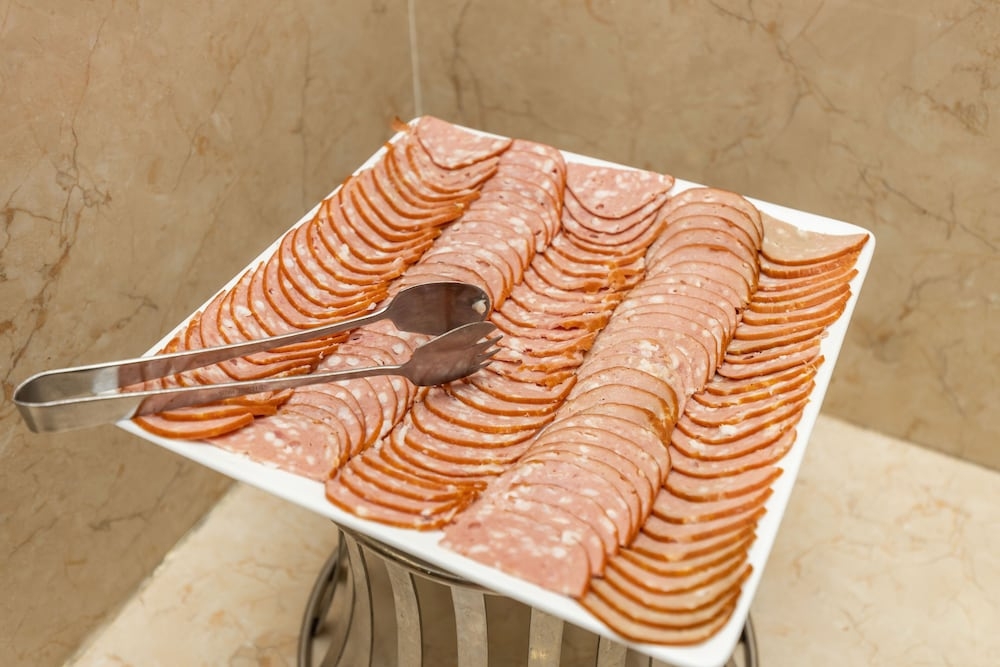 뷔페 아침 식사