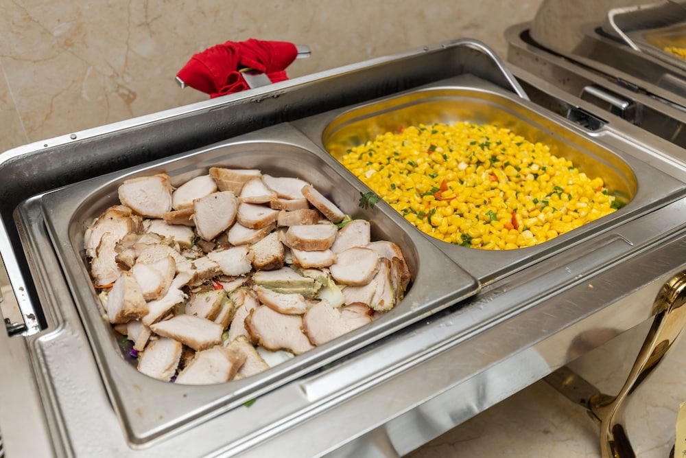 뷔페 아침 식사