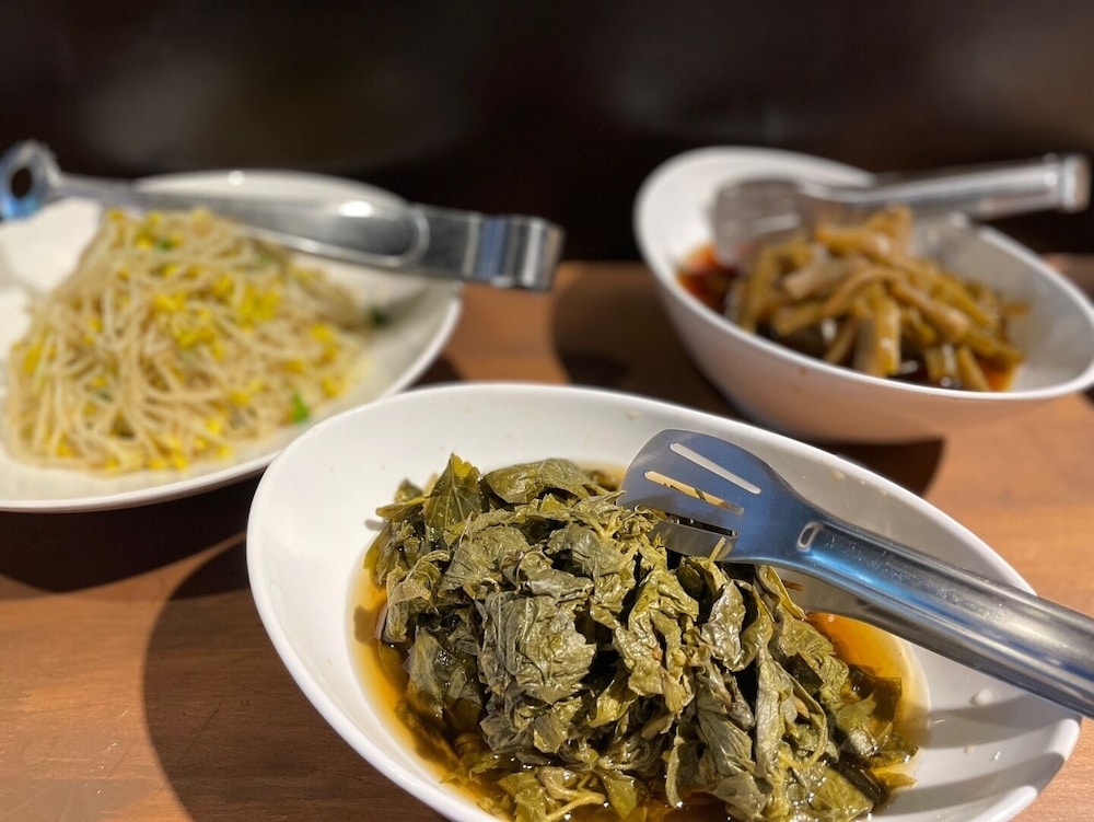 뷔페 아침 식사