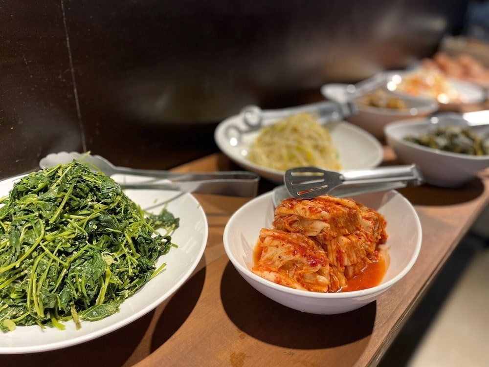 뷔페 아침 식사