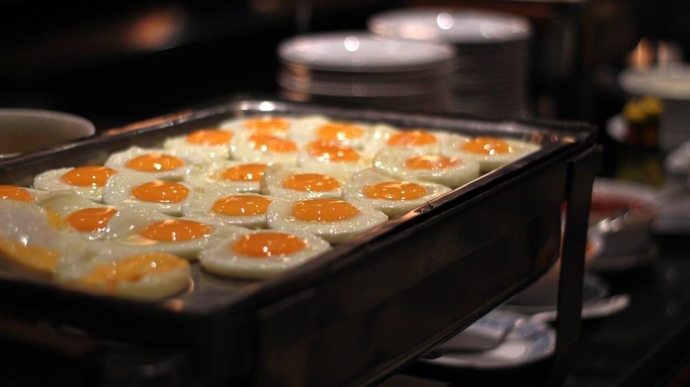 뷔페 아침 식사