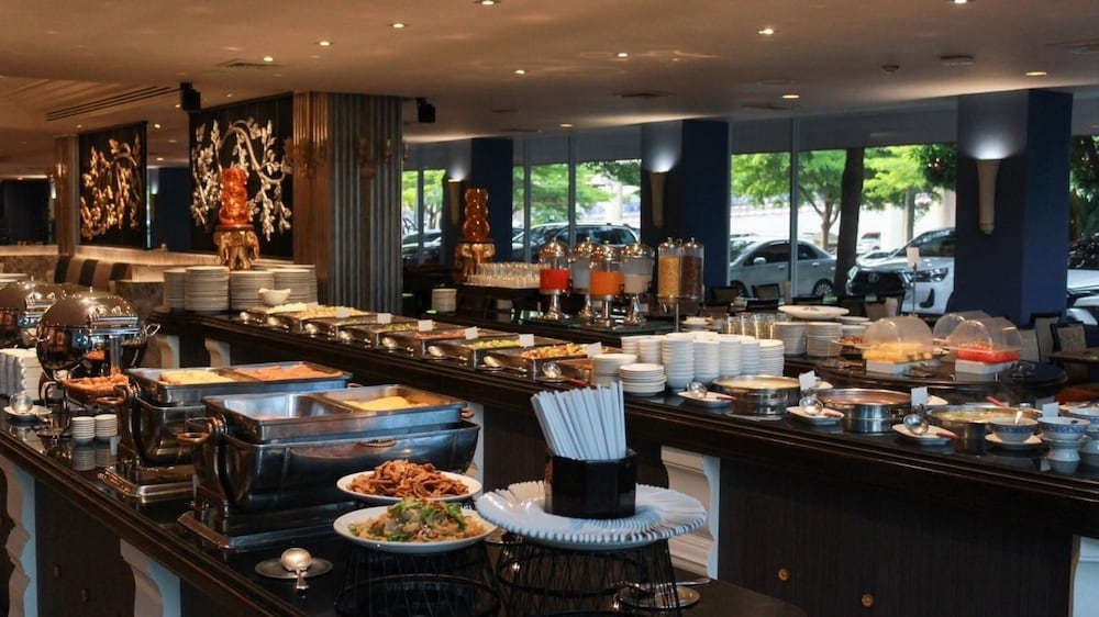 뷔페 아침 식사