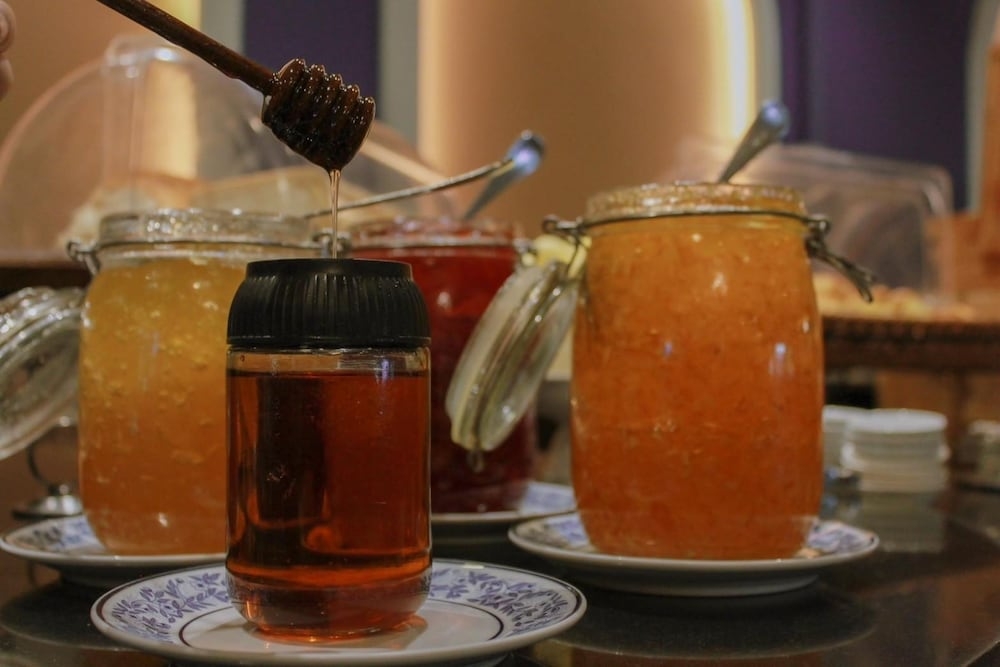 뷔페 아침 식사