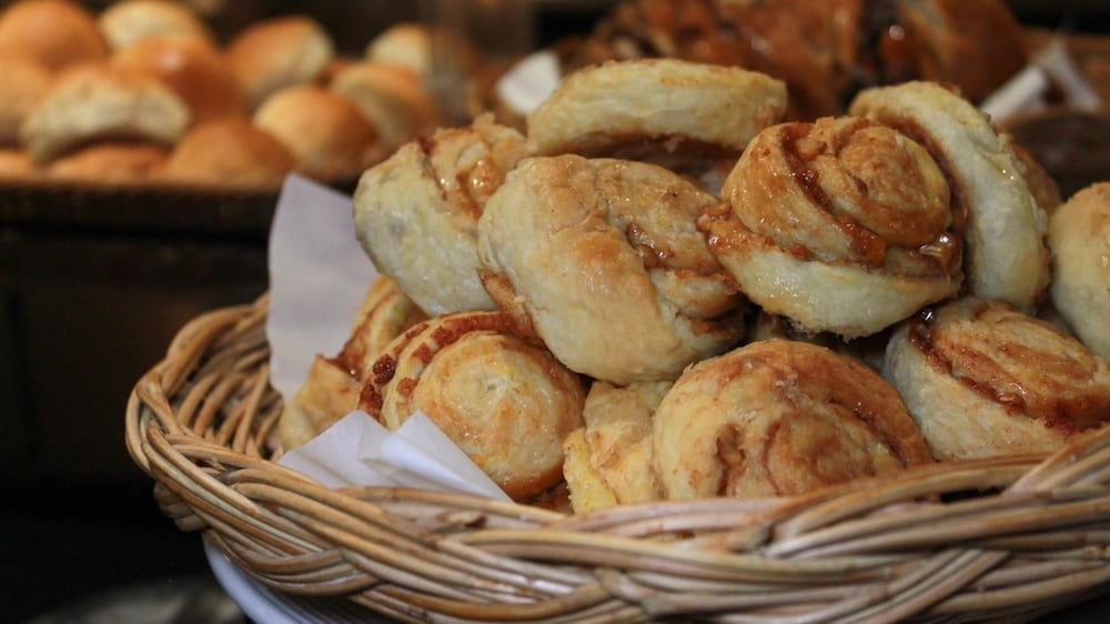 뷔페 아침 식사