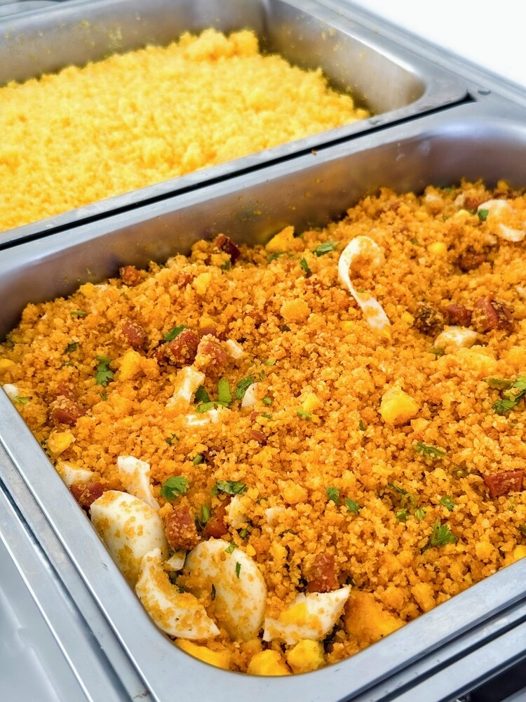 뷔페 아침 식사