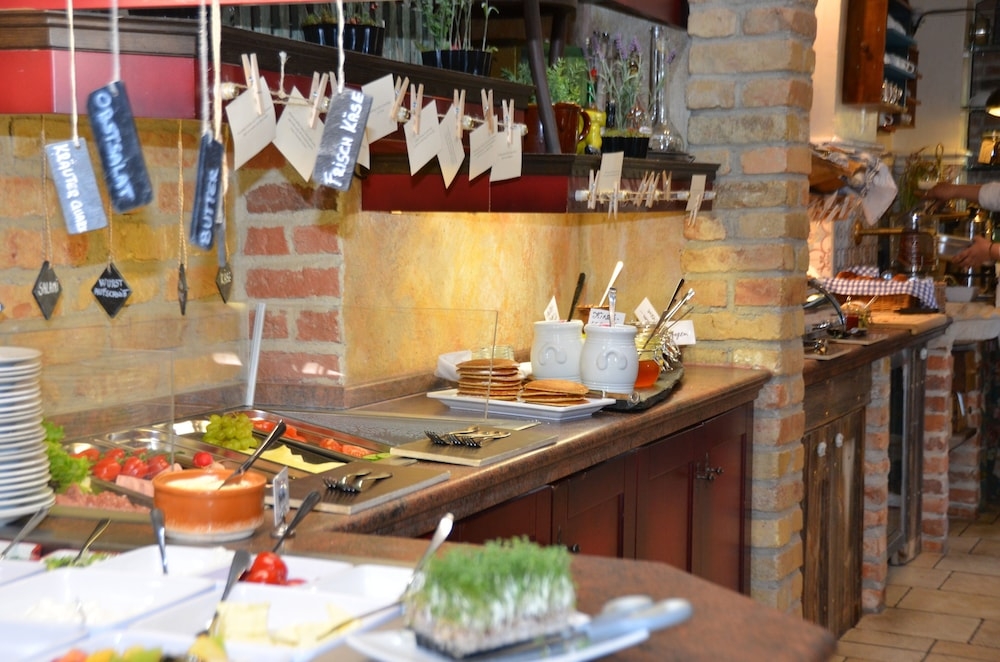 뷔페 아침 식사