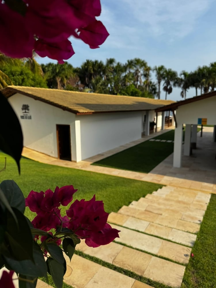 숙박 시설 입구