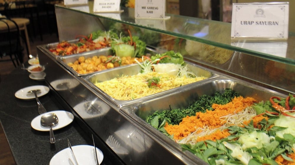 뷔페 아침 식사