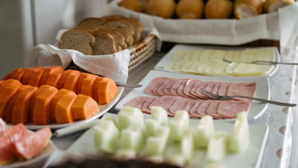 뷔페 아침 식사