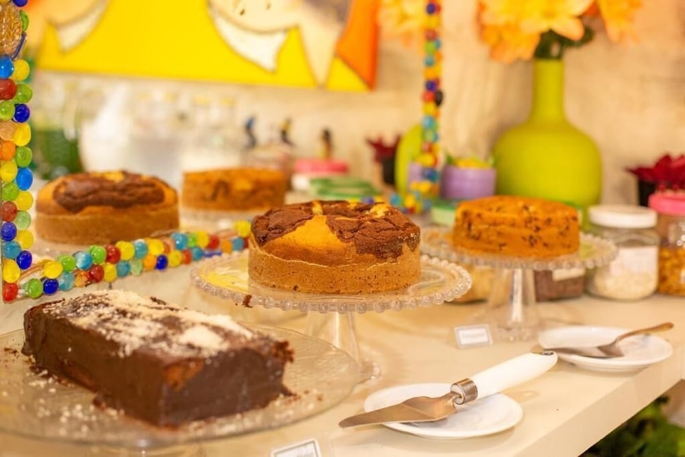 뷔페 아침 식사