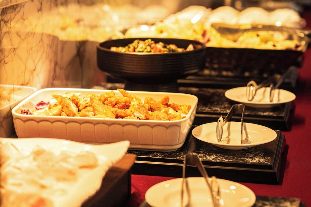 뷔페 아침 식사