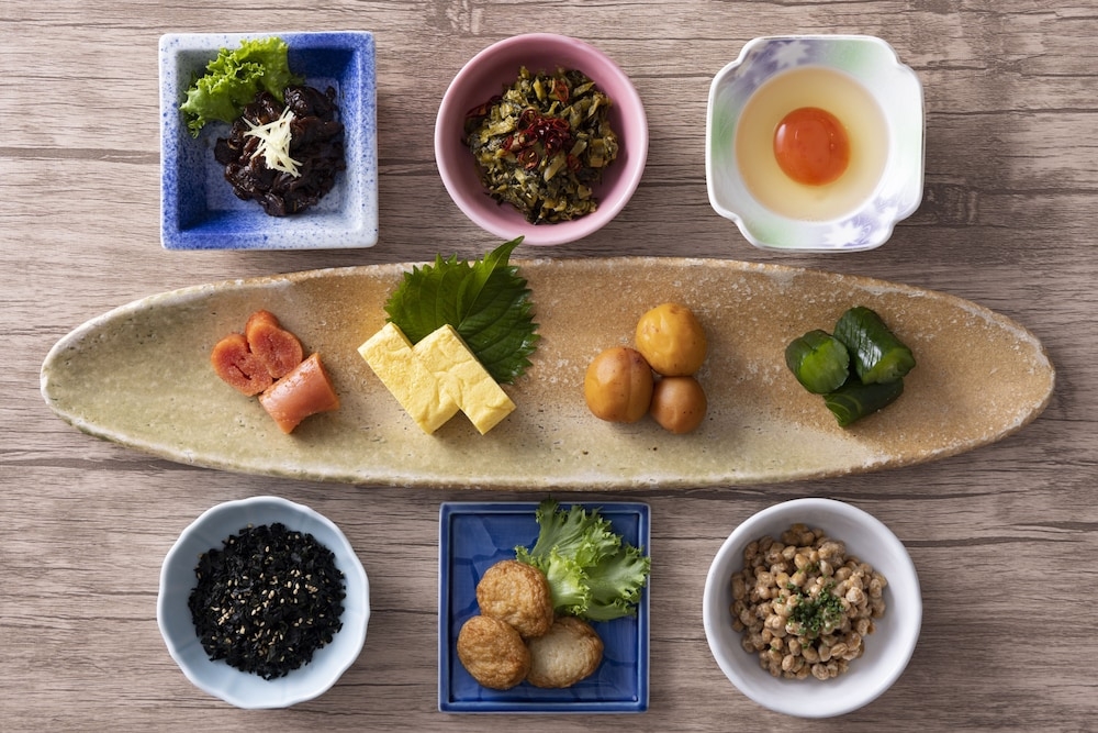 뷔페 아침 식사