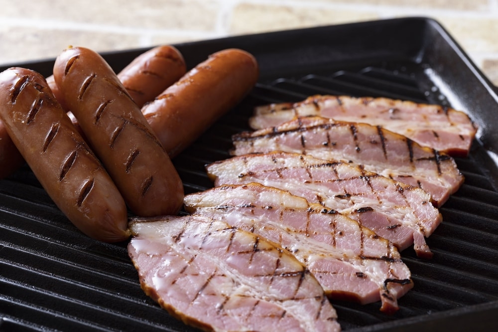 뷔페 아침 식사